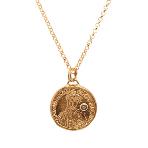 Ancient Roman Coin Motif Necklace