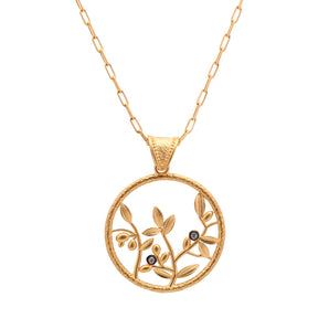 Olive Tree Motif Necklace