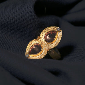 Ring with Two Gemstones