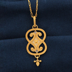 Flower-adorned Necklace