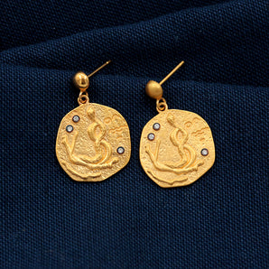 Snake-shaped Earring