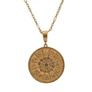 Roman Calendar Motif Necklace
