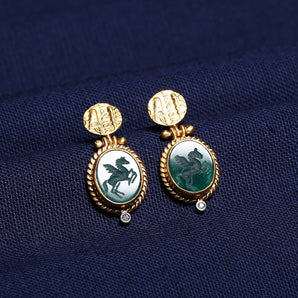 Pegasus Motif Earring