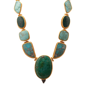 Different Looking Turquoise Stone Necklace