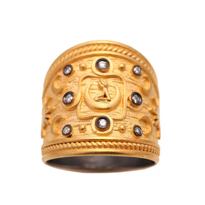 Selene and Endymion Themed Ring