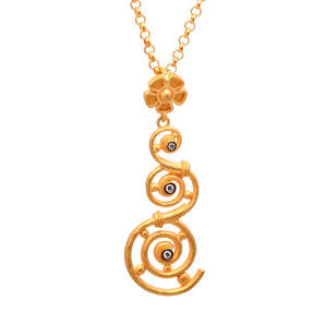 Spiral Pattern Necklace