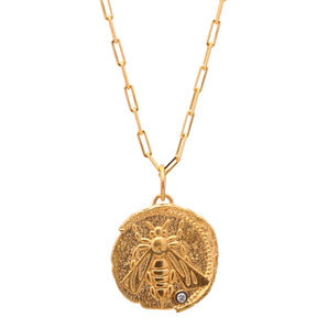 Bee Motif Necklace
