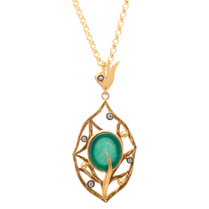 Periphas Themed Eagle Motif Necklace