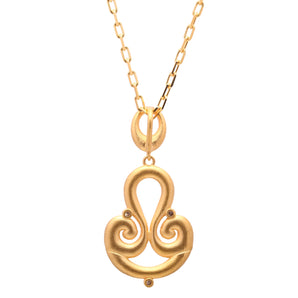 Two Swans Motif Necklace
