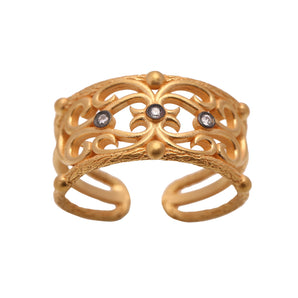 Dionysus' Ivy Themed Ring