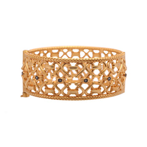 Andvari’s Embroidery Heart Motif Bracelet