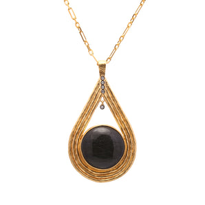 Echo and Zeus Themed Waterdrop Shaped Necklace