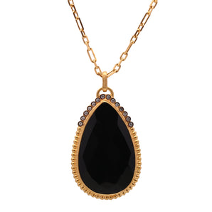 Echo Themed Waterdrop Shaped Necklace