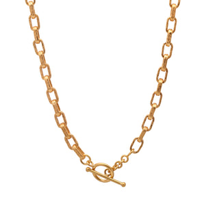 Prometheus Themed Chain Motif Necklace