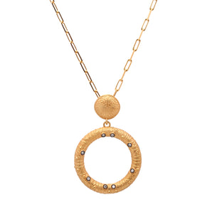 Ra’s Earrings Motif Necklace