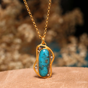 Turquoise Stone Necklace