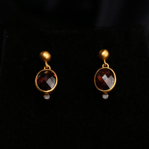 Citrine Stone Earring