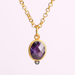 Tourmaline Stone Necklace