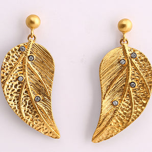 Bay Leaf Motif Earring