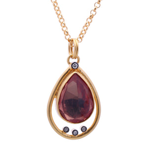 Palace Themed and Zultanite Stone Necklace