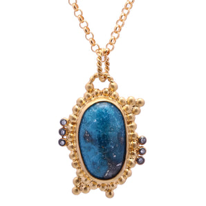Star-shaped Turquoise Stone Necklace