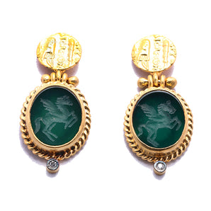 Pegasus Motif Earring