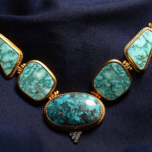 Natural Turquoise Stone Necklace
