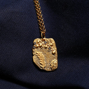 Olive Tree Motif Necklace