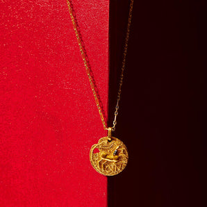 Apollo's Horse Motif Necklace