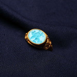 Pegasus Themed Ring