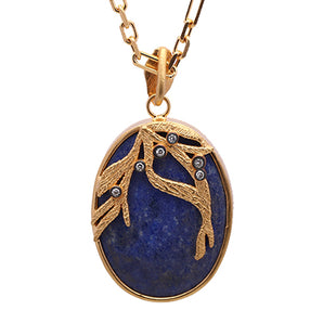 Norse Mythology Themed Tree Branch Motif Necklace