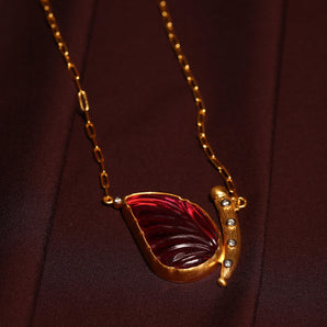 Butterfly Motif Necklace