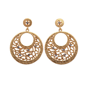 Moon Shaped Artemis Themed Earring