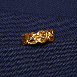 The Story of Enkidu and Gilgamesh Themed Ring