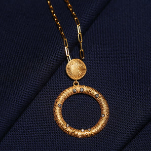 Ra’s Earrings Motif Necklace