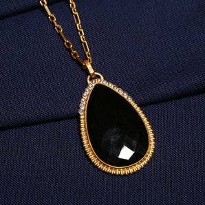 Echo Themed Waterdrop Shaped Necklace