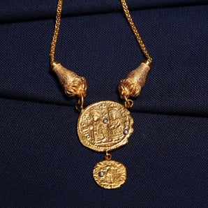 Babylon and Lion Motif Necklace