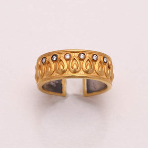 Water Drop Motifs Ring