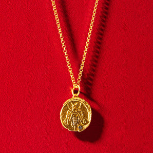 Bee Motif Necklace