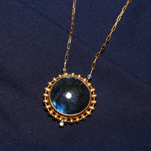 Sky 'home of the sun and the moon' Themed Necklace