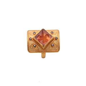 Winged Horse Motif Ring