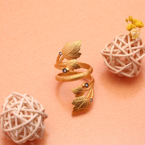 Leaf Motif Ring