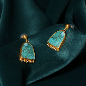 Turquoise Stone Earrings