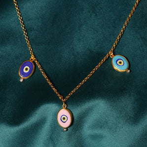 Evil Eye Motif Necklace