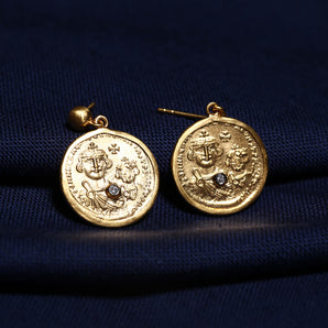 Ancient Roman Coins Earring