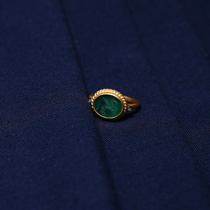 Pegasus Themed Green Ring