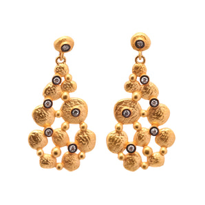 Vineyard Motif Earring