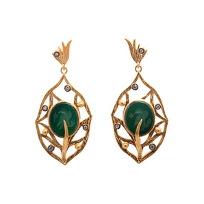 Periphas Themed Eagle Motif Earring