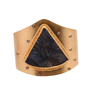 Inuit Mythology Themed Labrodorite Stone Bracelet