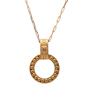 Set's Magic Themed Ring Motif Necklace